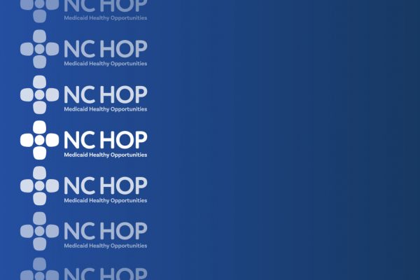 NC HOP logo in white on blue gradient background